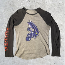 Load image into Gallery viewer, Beauty: Beast Dark Knight Bunny Raglan Tee
